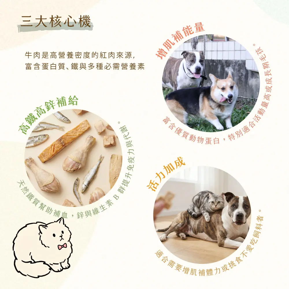 產品一頁式銷售頁 牛肉拌拌鬆 三大核心