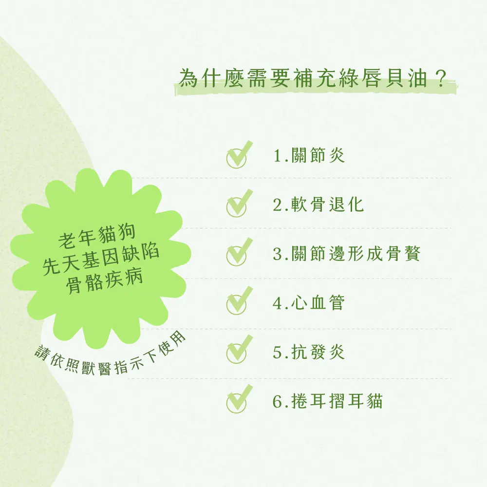 產品一頁式銷售頁 綠唇貽貝油 4