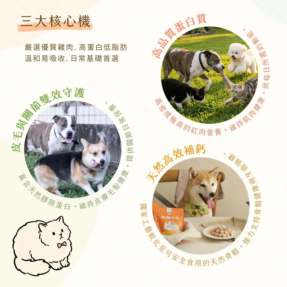 產品一頁式銷售頁 化骨小雞腿 三大核心