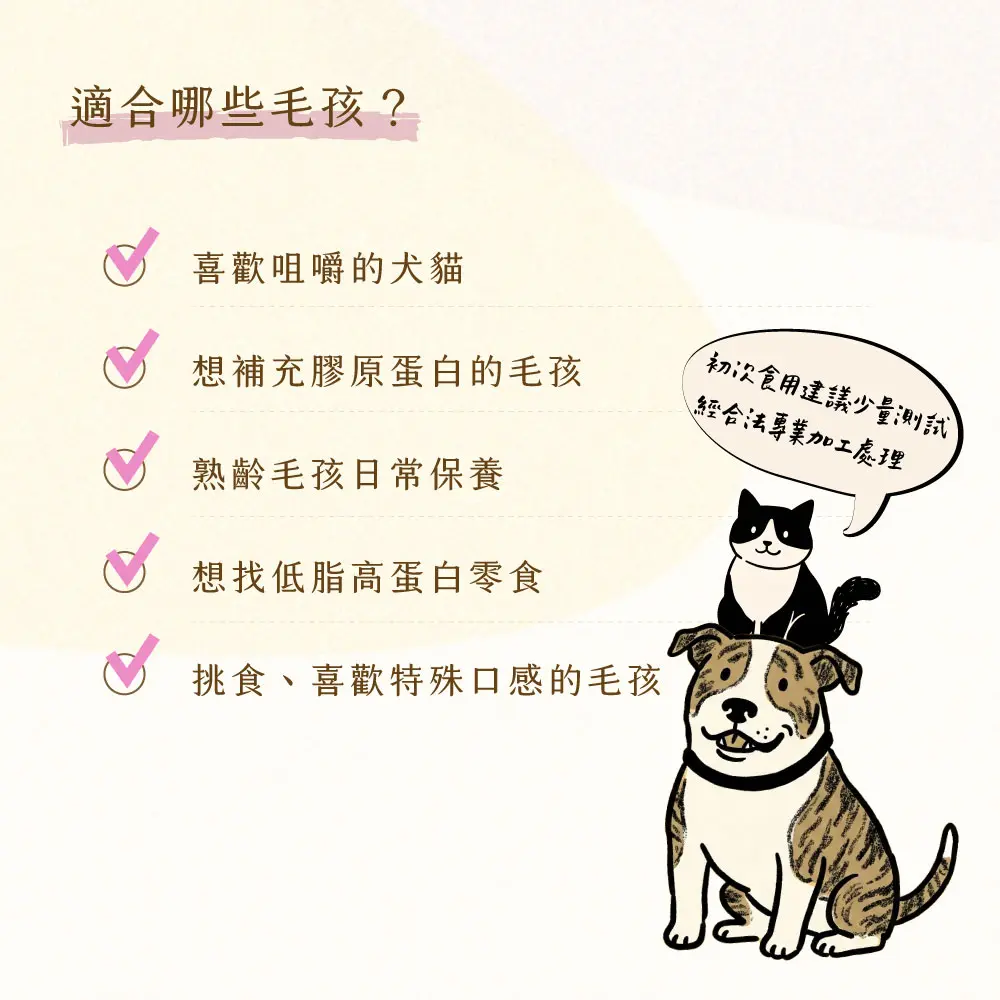 產品一頁式銷售頁 六斑刺河豚皮凍乾 適合毛還
