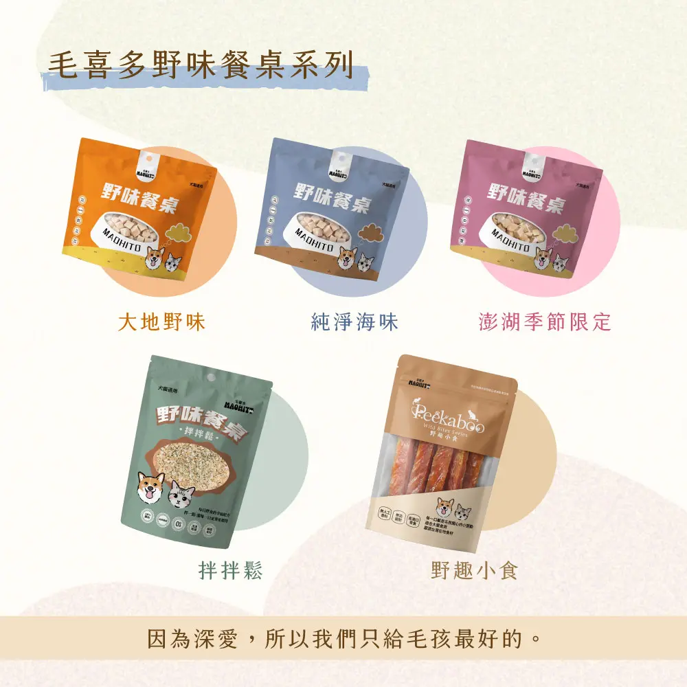 產品一頁式銷售頁 虱目魚丁凍乾 銷售頁 多樣餵食與qa